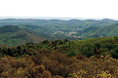 Vue des crêtes de Mauripe