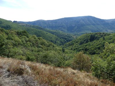 Vue sur la vallée de Bez et Esparon