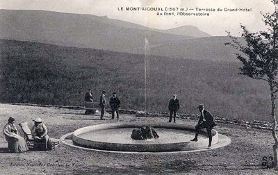 La terrasse du Grand Hôtel de l'Aigoual