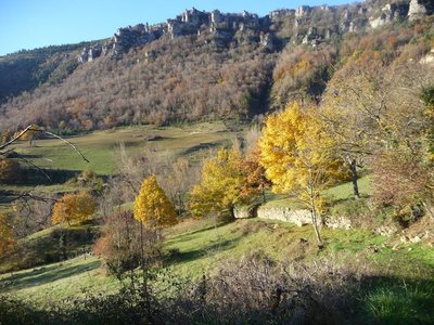 Vue sur les corniches