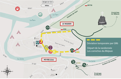 Sentier fermé temporairement