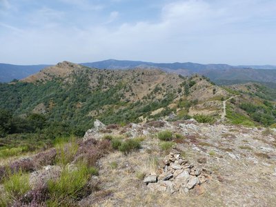 La draille au col de l'Homme Mort