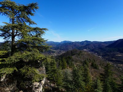 Vue depuis le rocher d'Esparon