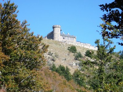 Arrivée sur le Mont Aigoual