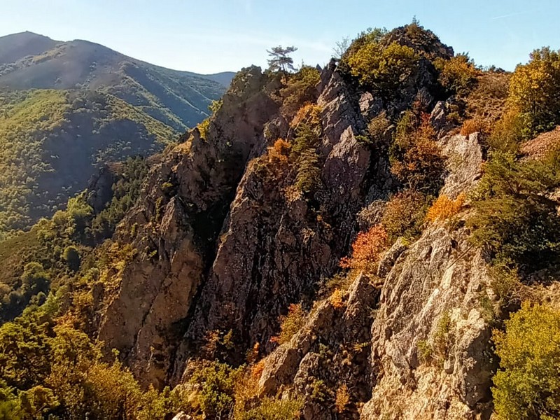 Rocher au dessus de la Dourbie