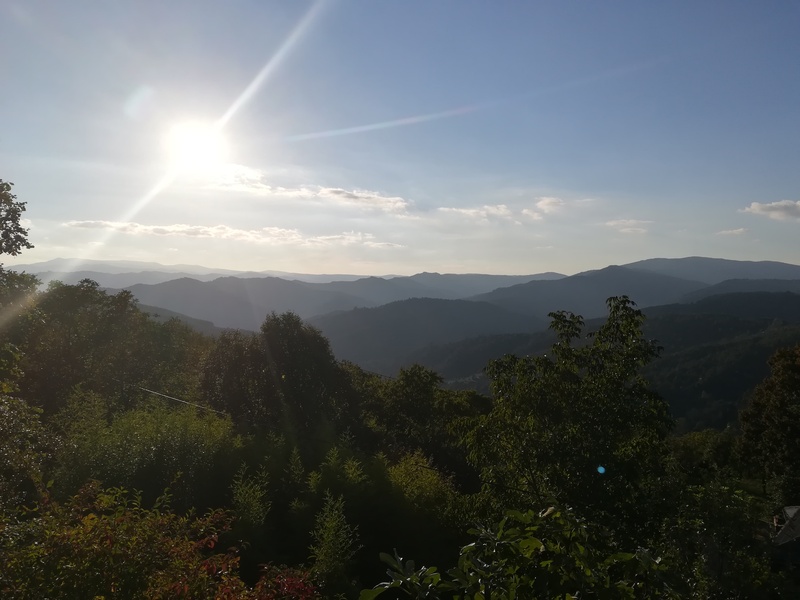 Paysage montagne de la vieille morte